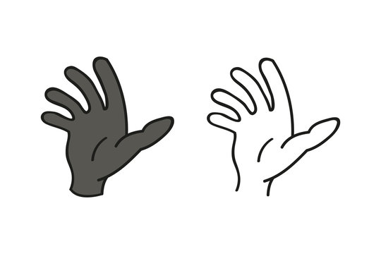 Hand - vector icon.