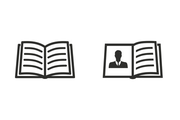 Book - vector icon.