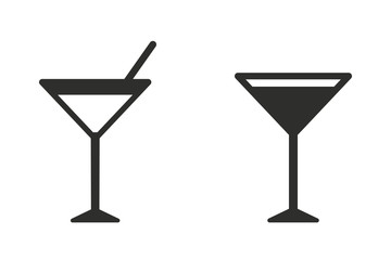 Cocktail - vector icon.