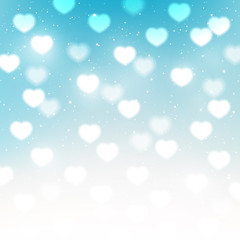 Hearts bokeh background for Your design 