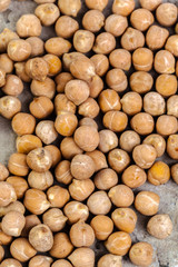 Macro shot of soybeans