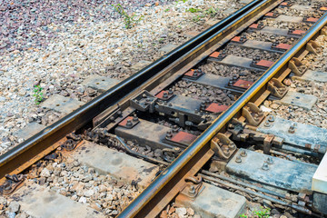 Naklejka premium railroad for transport