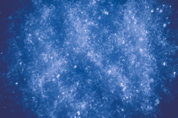 Fresh Snow Macro Retro