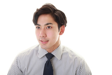 笑顔のビジネスマン
