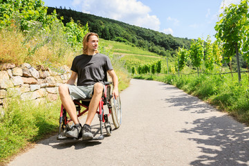 Young Man In Wheelchair
