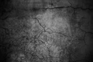 concrete wall black, gloomy background for design
