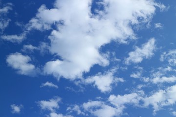 青空と綿雲