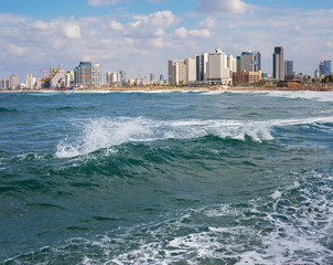 View to the Tel-Aviv.