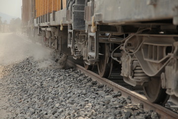 Obraz premium Maintenance locomotive