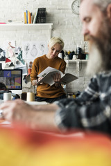 Fashion Design Research Magazine Concept