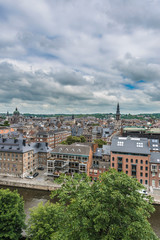 Fototapeta premium Namur skyline, Wallonia, Belgium.