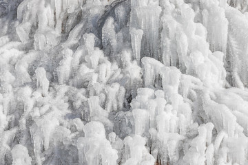 天然氷の模様　 Design of the natural ice