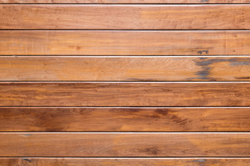 Fototapeta na wymiar Brown plank wooden wall