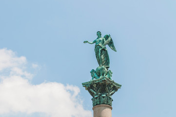 Jubilee Column at Castle Square in Stuttgart, Germany