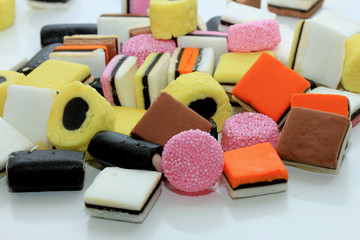 pile of liquorice allsorts
