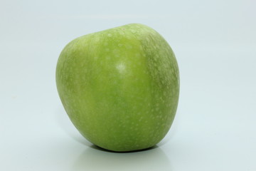 a green Granny Smith apple