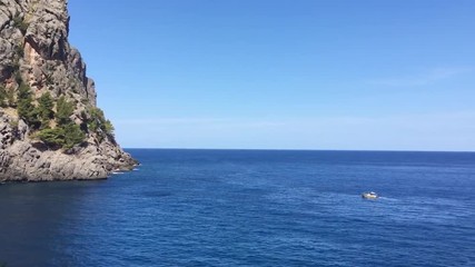 View from Sá Calobra in Majorca island, Spain