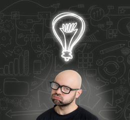 Futuristic technology user interface with retinal recognition