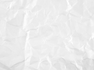 crumpled white paper texture, creases parchment abstract pattern background