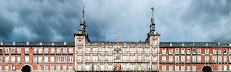 Obraz premium The Plaza Mayor square in Madrid, Spain.