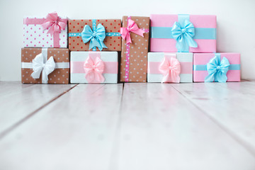 Colorful gifts box.
