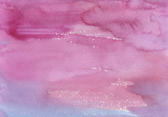 Hand painted abstract watercolor background