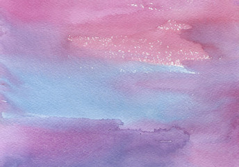 Hand painted abstract watercolor background