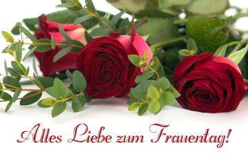 Rosen zum Frauentag