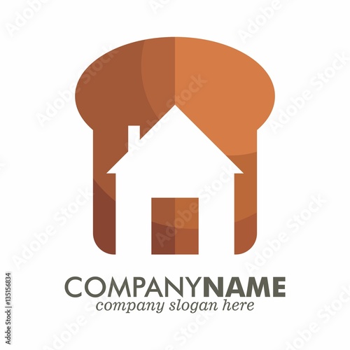 "Bed & Breakfast logo icon vector template" Stock image and royalty