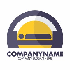 Bed & Breakfast logo icon vector template