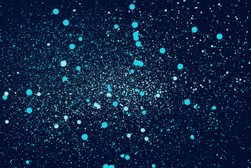 graffiti speckled background in turquoise and dark blue