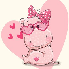 Cute hippo girl