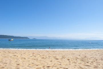 Fototapeta na wymiar Desert Brazilian beach - Cajaiba - Rio de Janeiro - Brazil