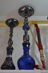 shisha narghile hookah bong with long hose and nozzle