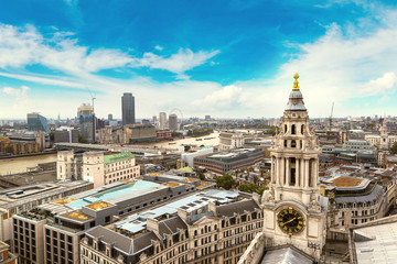 Obraz premium Panoramic aerial view of London