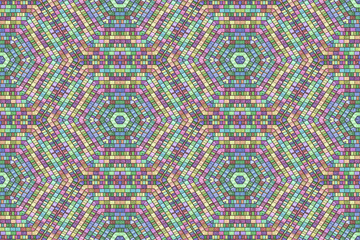 Bathroom tiles kaleidoscope