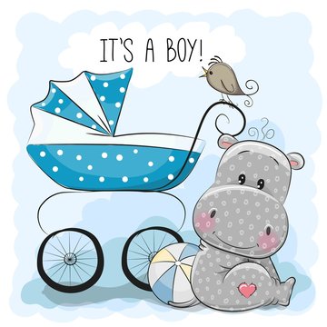 Baby carriage and Hippo