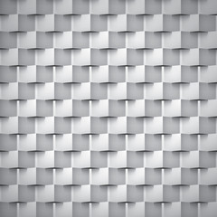 Volume realistic vector texture, cubes, gray geometric pattern, plexus design wallpaper