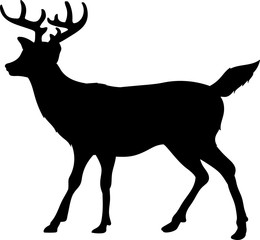 Deer vector silhouette