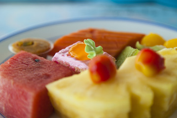 Fruit on a plate