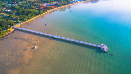 Fototapeta premium Palai pier close to Chalong pier