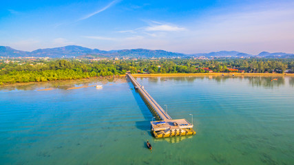 Obraz premium Palai pier close to Chalong pier