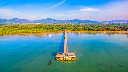 Obraz premium Palai pier close to Chalong pier