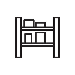 cargo barn icon illustration