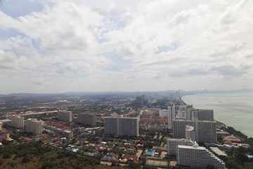 View of the city from above