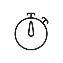 stopwatch icon illustration