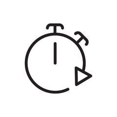 stopwatch icon illustration