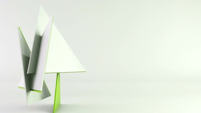 Pyramid transformation background