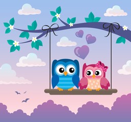 Valentine owls theme image 5