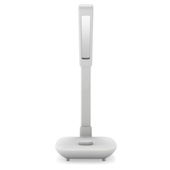 Led Sensor Desk Lamp. 3D render isolated on white background. Template for Object Presentation.